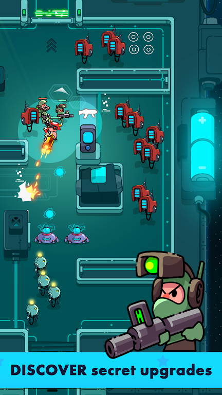 Space Squad: Crash Robots screenshot 1