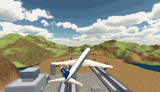 Plane Pro Flight Simulator 3D ekran görüntüsü 1