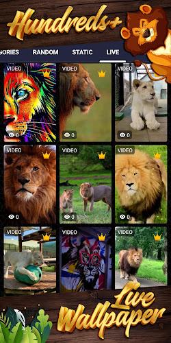 lion background স্ক্রিনশট 3