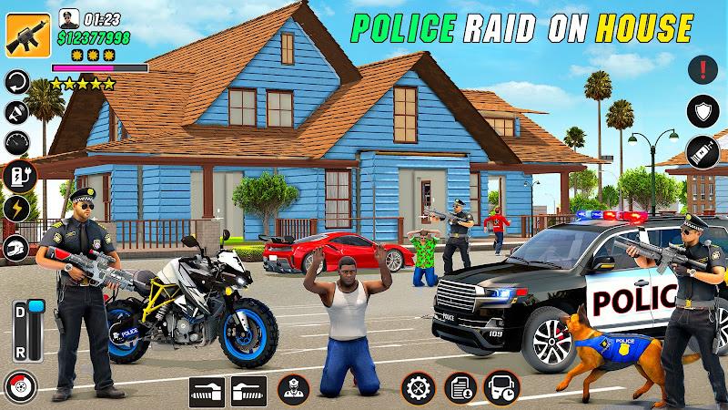 Police Motor Bike Crime Chase Screenshot 1