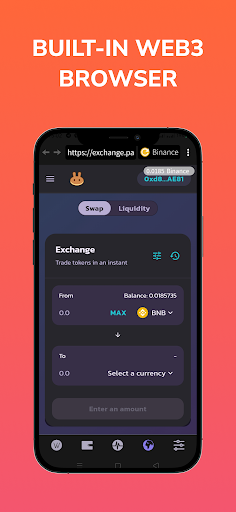 WalletSwap Crypto Wallet captura de pantalla 