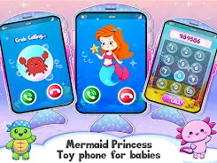 Mermaid BabyPhone For Toddlers ဖန်သားပြင်ဓာတ်ပုံ 1