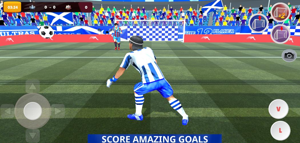 Goalie Wars Football Online Captura de pantalla 2