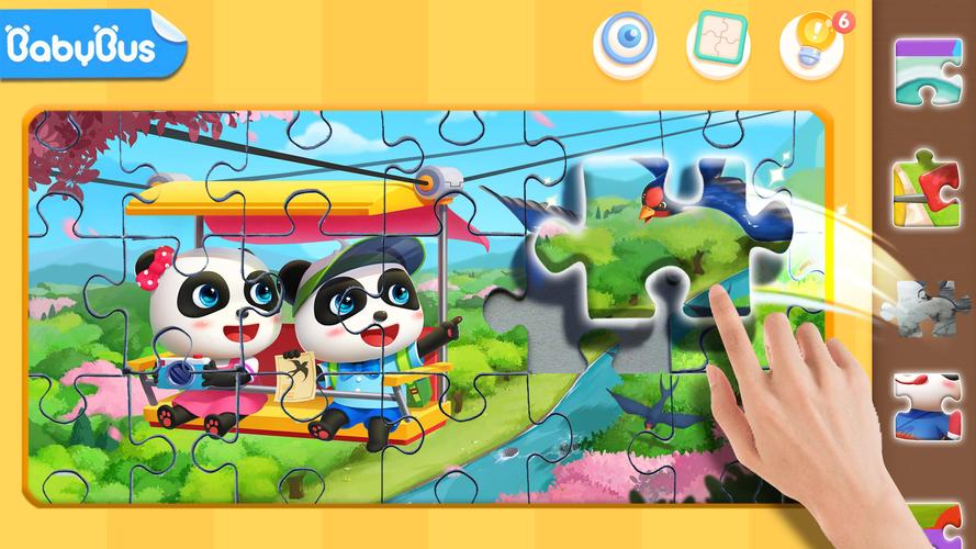 Baby Pandas Kinder-Puzzles Screenshot 1