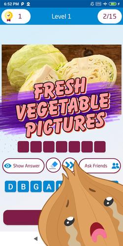 Guess the vegetable game Screenshot 4
