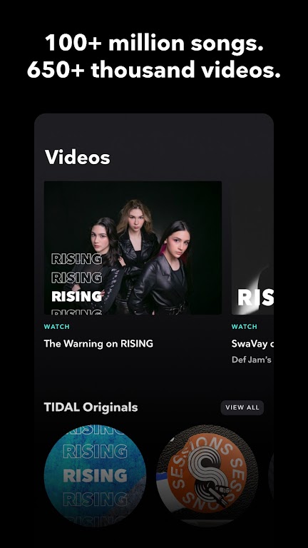 TIDAL Music: HiFi sound स्क्रीनशॉट 4