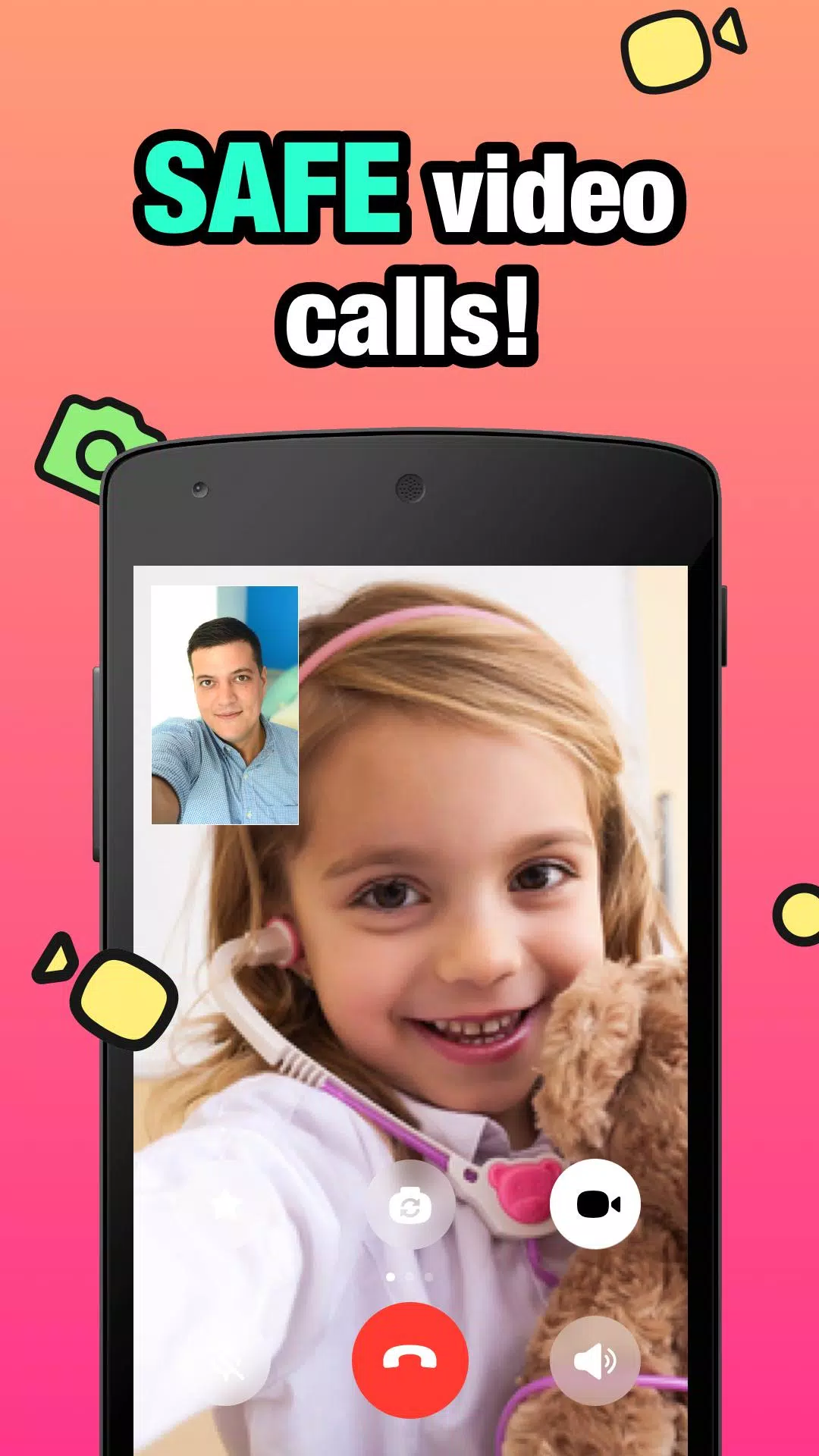 JusTalk Kids Messenger экрана 1