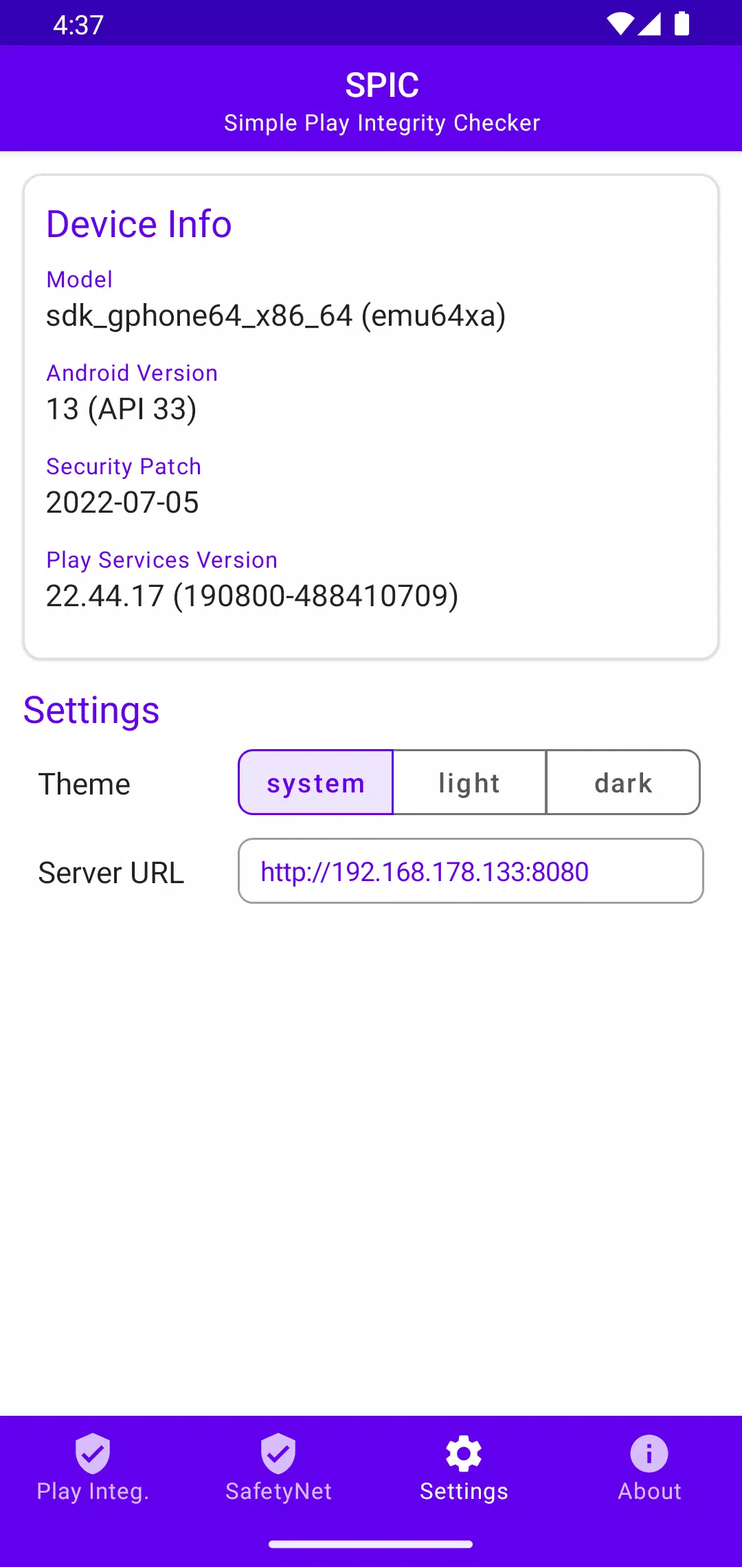 SPIC - Play Integrity Checker应用截图第3张