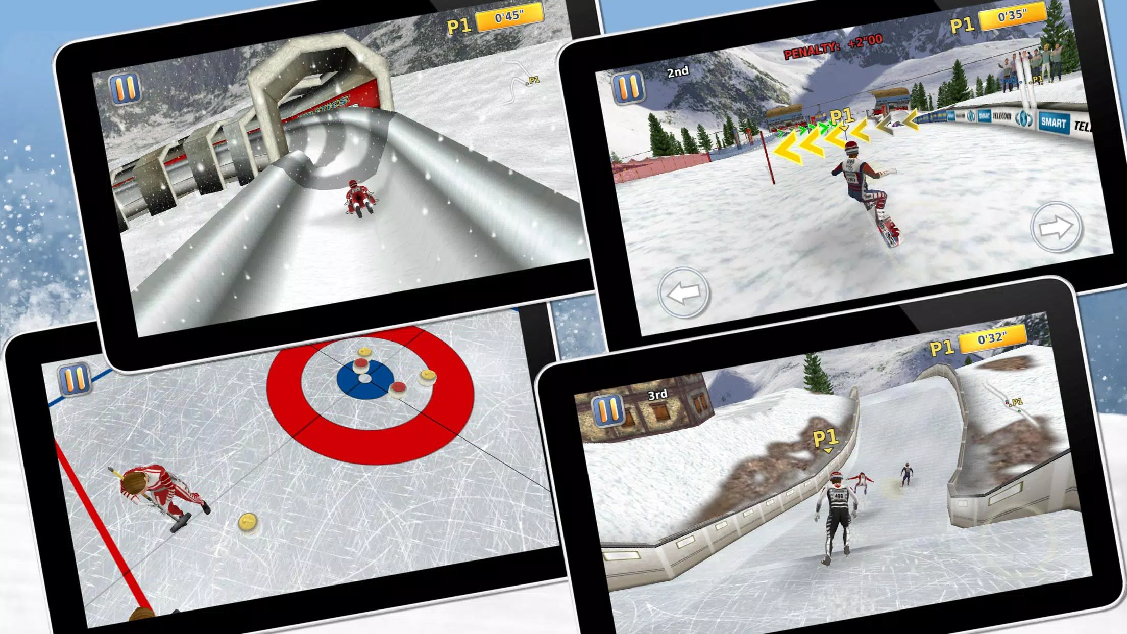 Athletics 2: Winter Sports captura de pantalla 