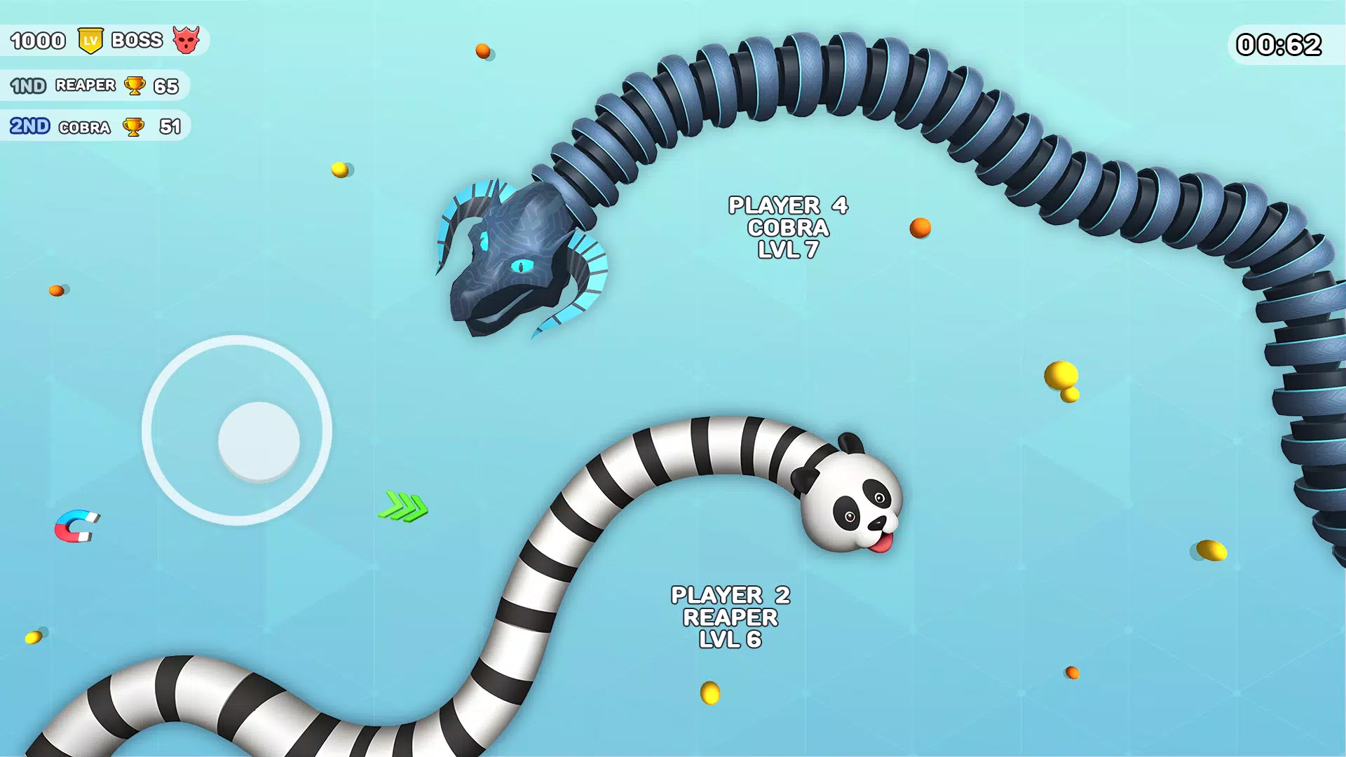 Worms Clash - Snake Games স্ক্রিনশট 3