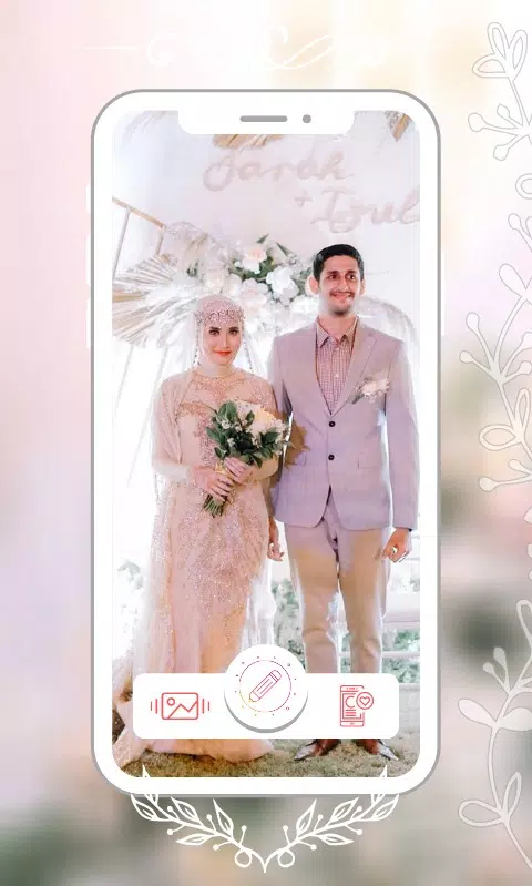 Hijab Couple Bridal Editor ဖန်သားပြင်ဓာတ်ပုံ 2