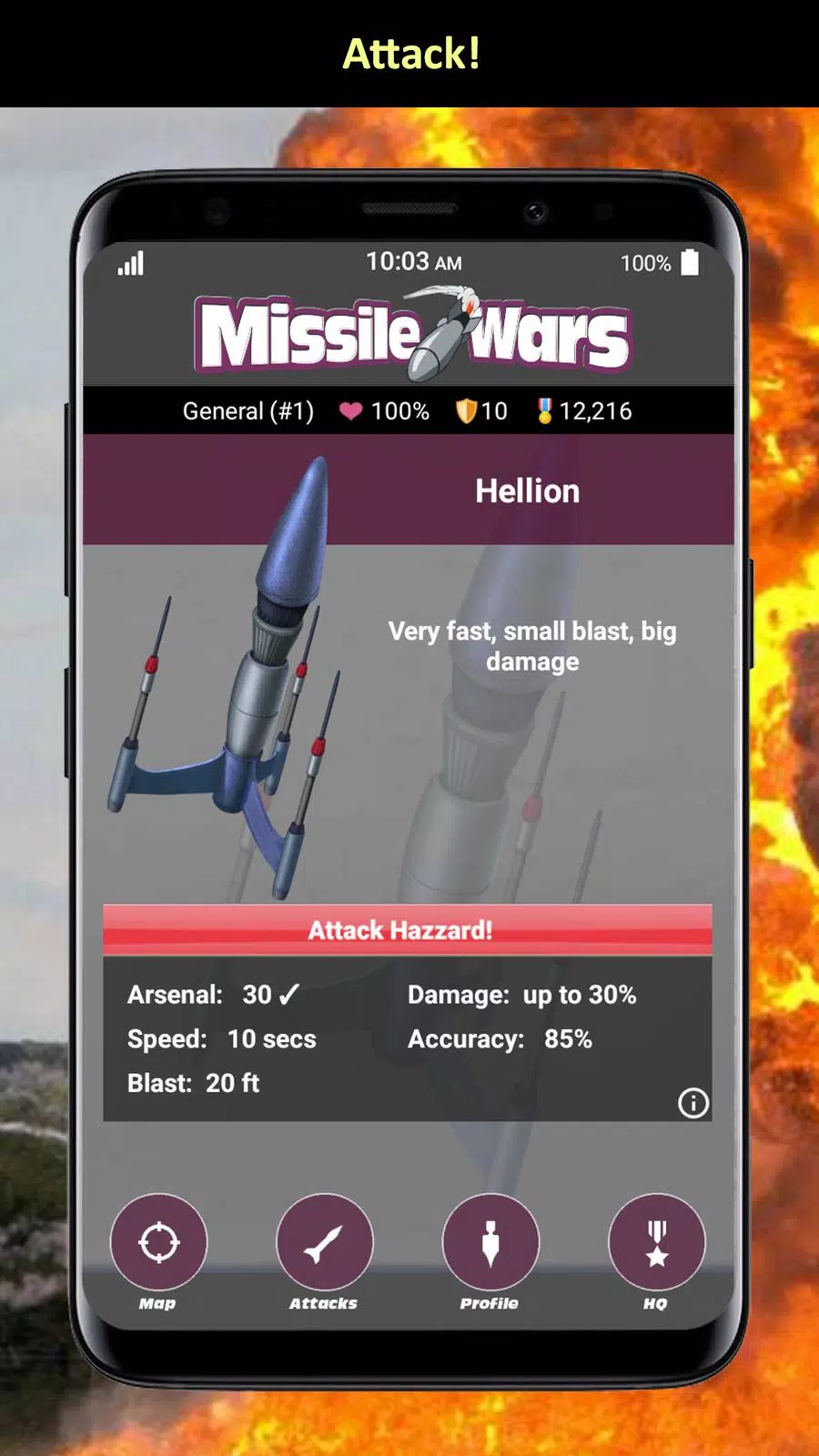 Missile Wars ảnh chụp màn hình 3