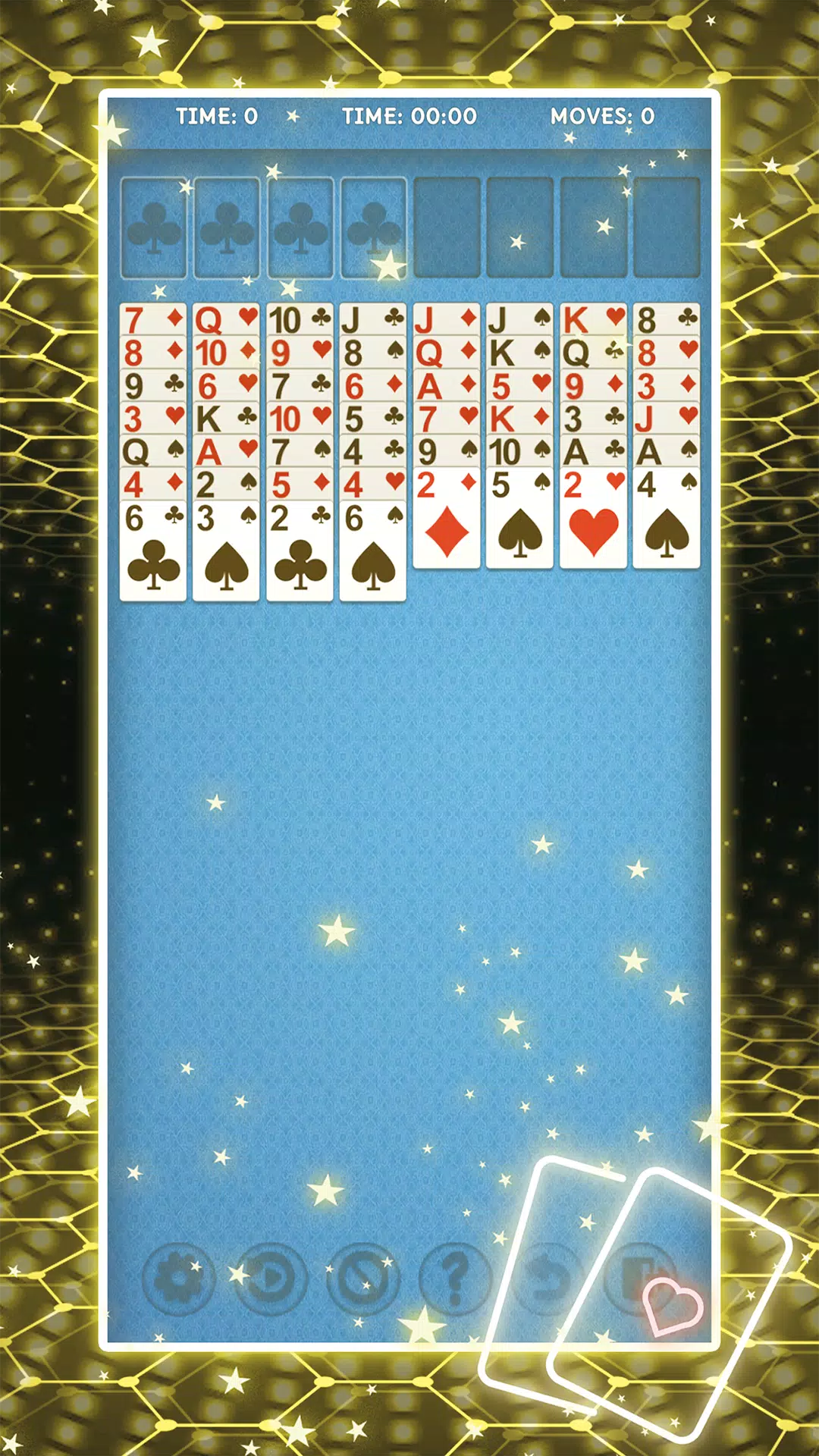 EasyCell Solitaire Game ekran görüntüsü 1