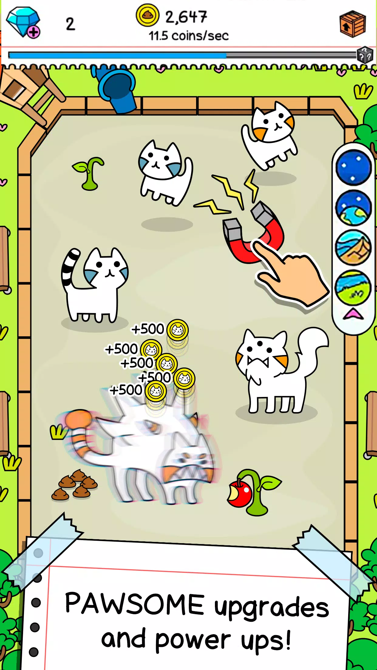 Cat Evolution: Merge Animals Screenshot 3