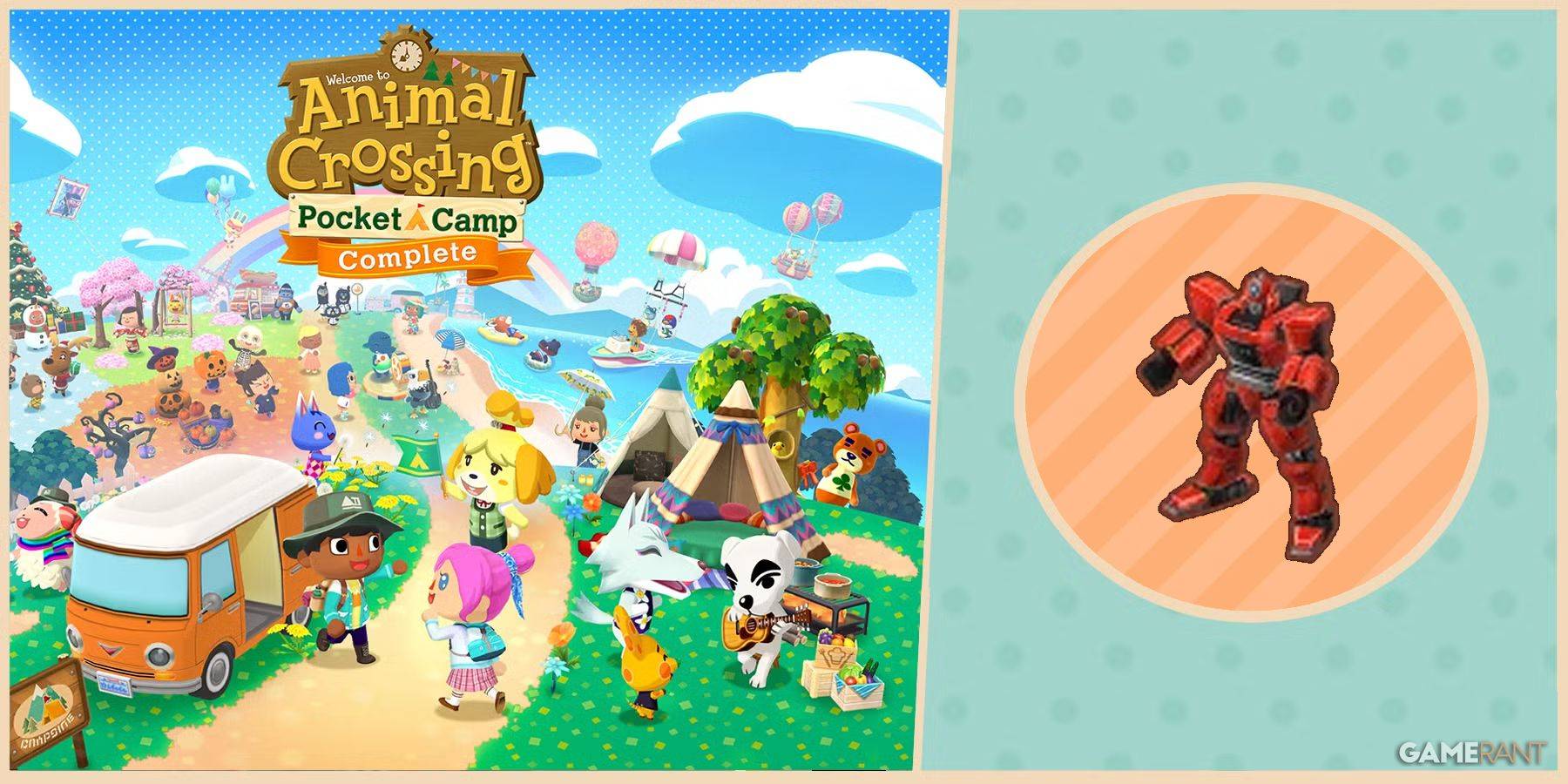 Robot Hero ปลดล็อคใน Animal Crossing: Pocket Camp