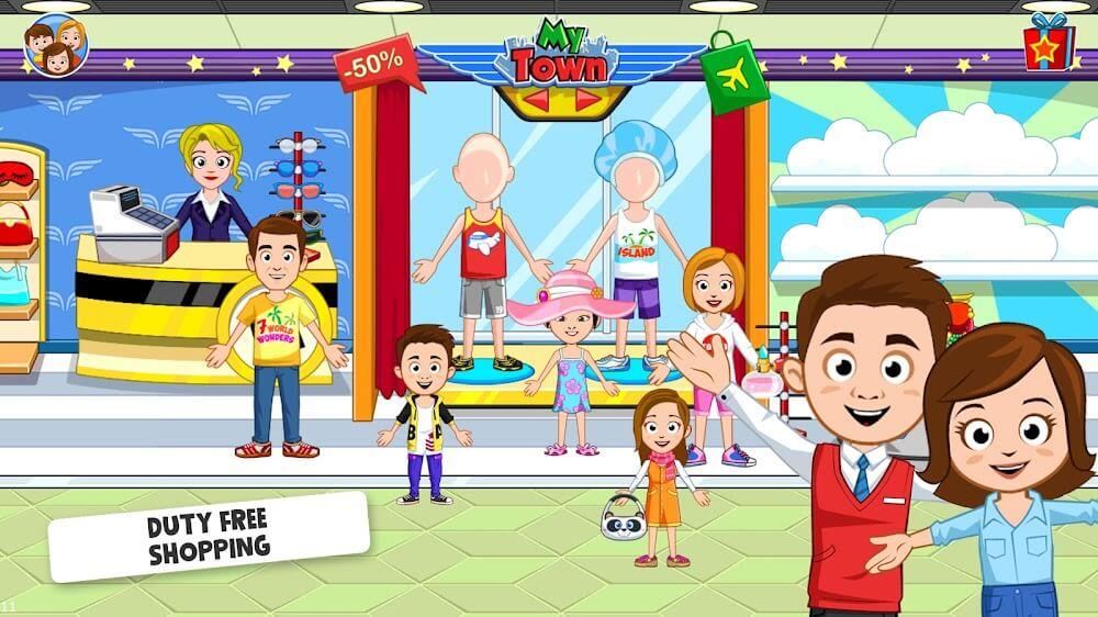 My Town Airport games for kids Screenshot 4