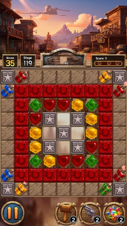 Jewel Western Match Screenshot 2