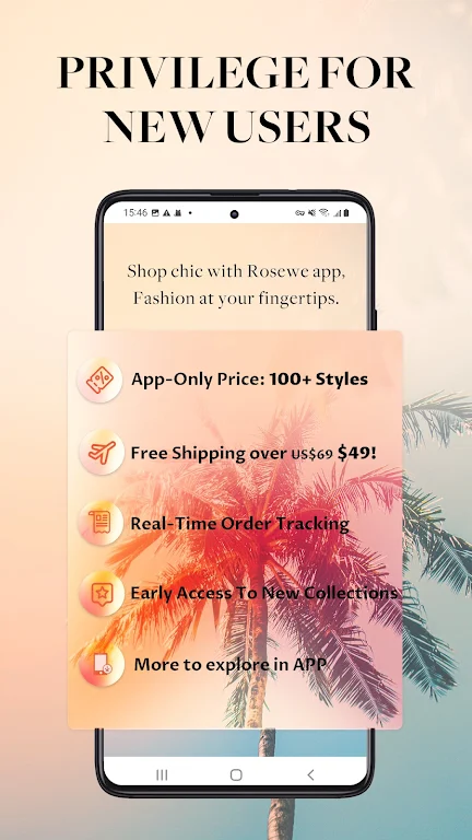 Rosewe-Online Shopping captura de pantalla 