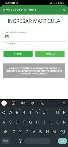 Móvil COBAEP Alumnos ekran görüntüsü 1