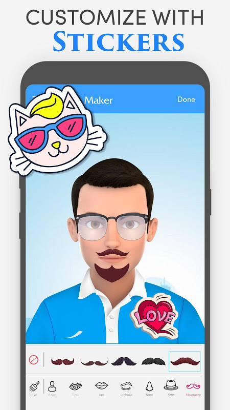 Avatar Maker: Personal Character, Sticker Maker Capture d'écran 2