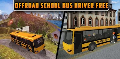 Offroad School Bus Driver Game screenshot 1