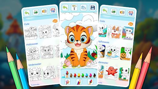 Animal coloring pages screenshot 3