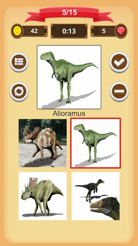 Dinosaurs Quiz应用截图第2张