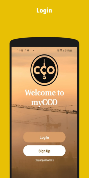 Screenshot myCCO portal 3