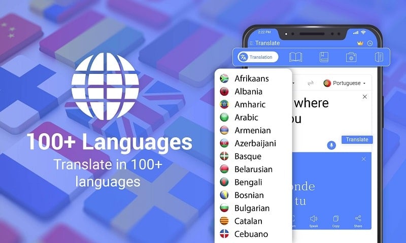 All Language Translate App स्क्रीनशॉट 4
