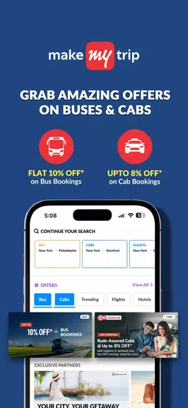 MakeMyTrip - Flights & Hotels ekran görüntüsü 3