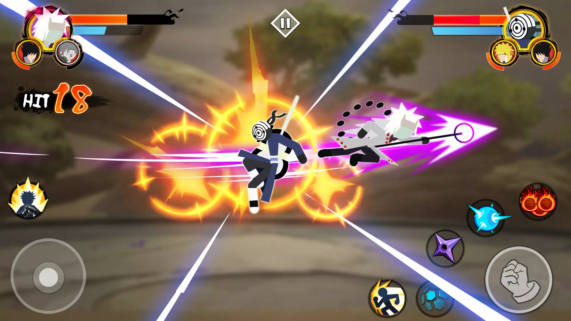 Screenshot Stick Ninja - 3v3 Battle 2