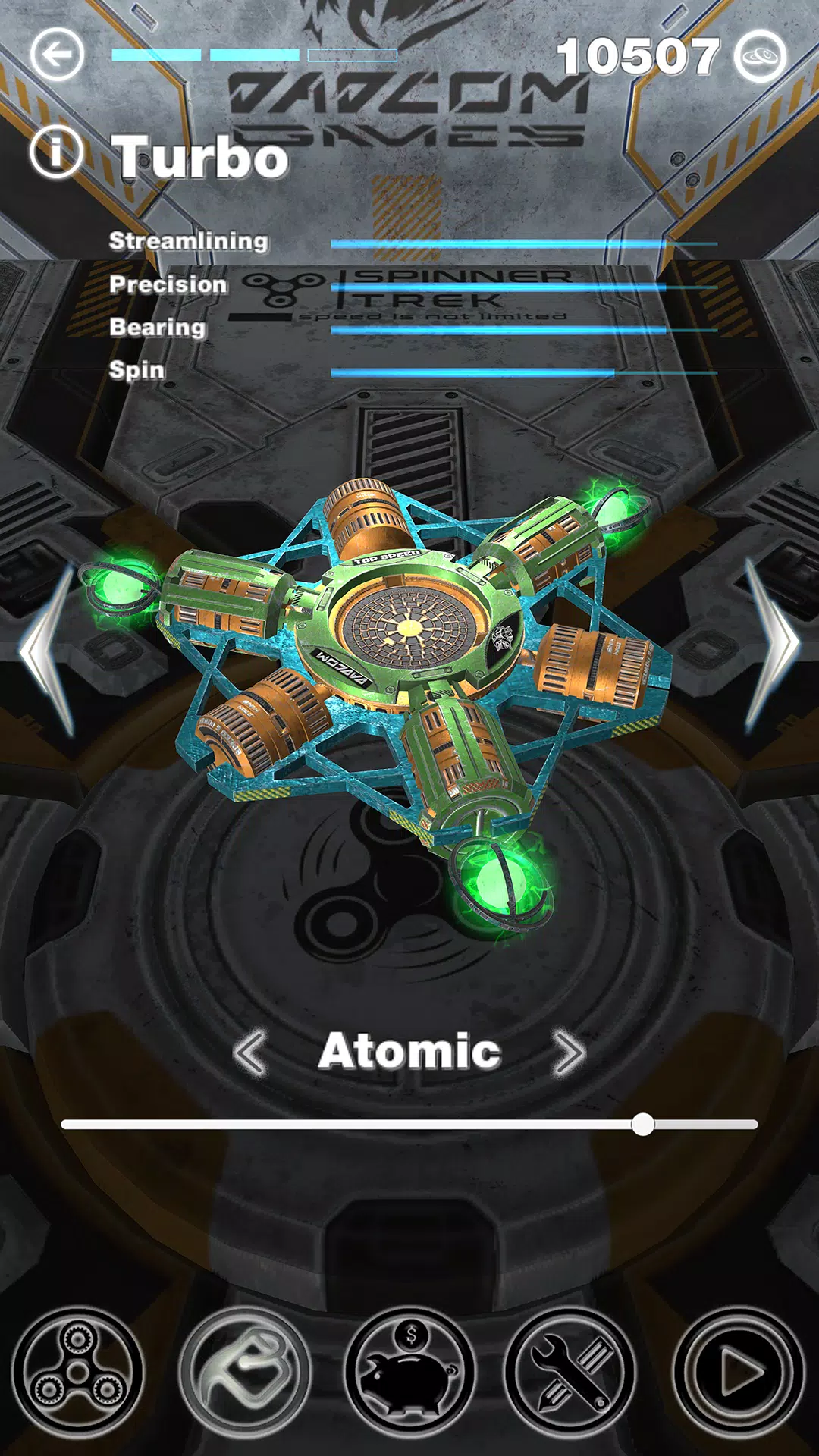 Fidget Spinner using Accelerom экрана 2