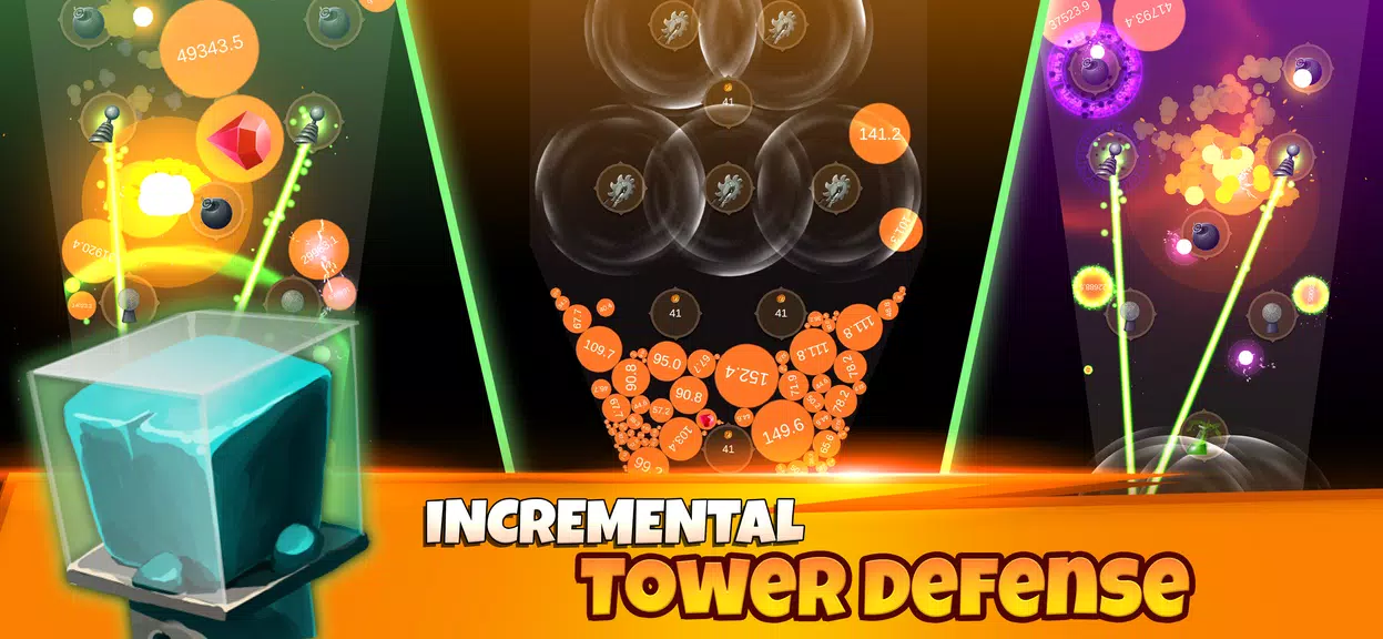 TowerBall: Idle Incremental TD ảnh chụp màn hình 1