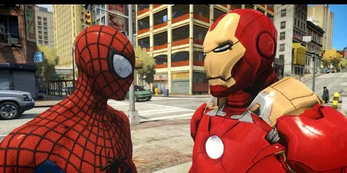 Spiderman vs Iron Man 3D Adventures应用截图第1张