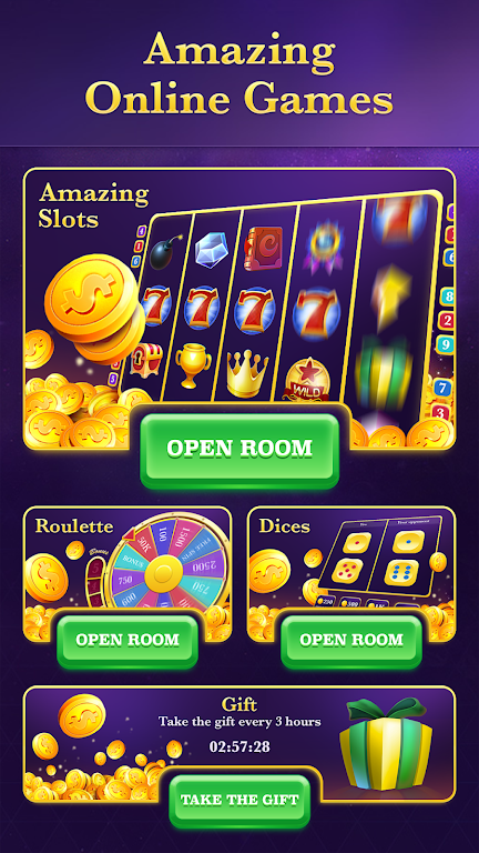 Amazing Casino Games & Slots ဖန်သားပြင်ဓာတ်ပုံ 1