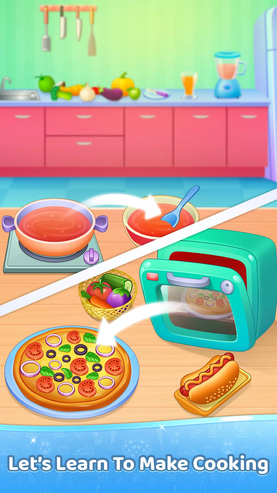 Kitchen Set: Toy Cooking Games captura de pantalla 