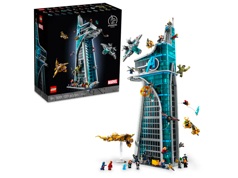 Itakda ang Avengers Tower Lego