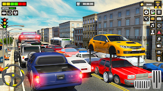 US Taxi Car Driving Games ဖန်သားပြင်ဓာတ်ပုံ 4