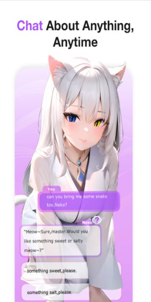 Anime Chat AI Waifu Chatbot
</p><p>फायदे:<strong></strong>
</p>
<ul>एनीमे उत्साही लोगों के लिए सहयोग और बातचीत की पेशकश करता है।<li>
</li>उपयोगकर्ता इनपुट के आधार पर वैयक्तिकृत इंटरैक्शन प्रदान करता है।<li>
</li>इंटरैक्टिव संवाद के माध्यम से भाषा सीखने में सहायता कर सकते हैं।<li>
</li>आकर्षक आभासी बातचीत और मनोरंजन प्रदान करता है।<li>
</li>एनीमे की रुचियों का पता लगाने के लिए एक सुरक्षित स्थान प्रदान करता है।<li>
</li>
</ul><p>नुकसान:<strong></strong>
</p>
<ul>रिश्तों के बारे में अवास्तविक उम्मीदें पैदा कर सकता है।<li>
</li>अधिक भरोसा करने पर सामाजिक अलगाव हो सकता है।<li>
</li>यदि व्यक्तिगत जानकारी साझा की जाती है तो गोपनीयता संबंधी चिंताएँ बढ़ जाती हैं।<li>
</li>मानवीय संपर्क की तुलना में इसमें सीमित भावनात्मक बुद्धिमत्ता होती है।<li>
</li>अति-निर्भरता वास्तविक जीवन के सामाजिक कौशल के विकास में बाधा बन सकती है।<li>
</li>