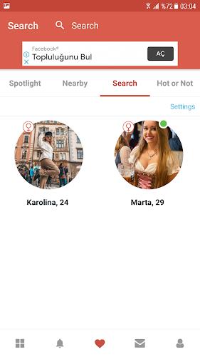 Screenshot Poland Dating App - AGA 2