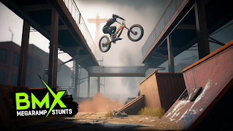 BMX Megaramp Stunts ảnh chụp màn hình 1