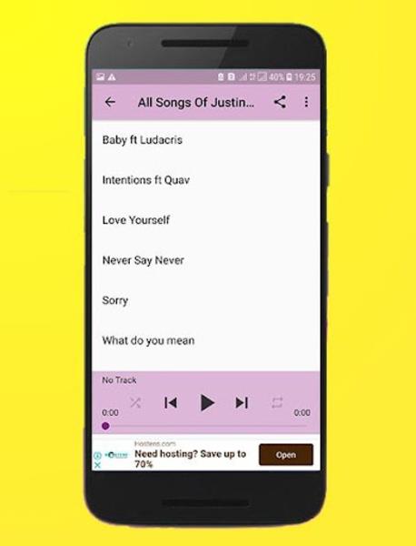 All Songs Of Justin Bieber Offline 스크린샷 2