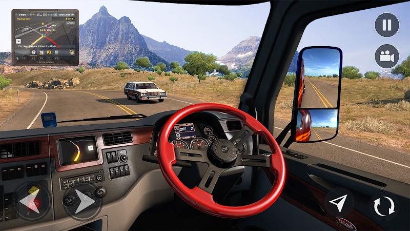 American Truck Driving Games screenshot 2