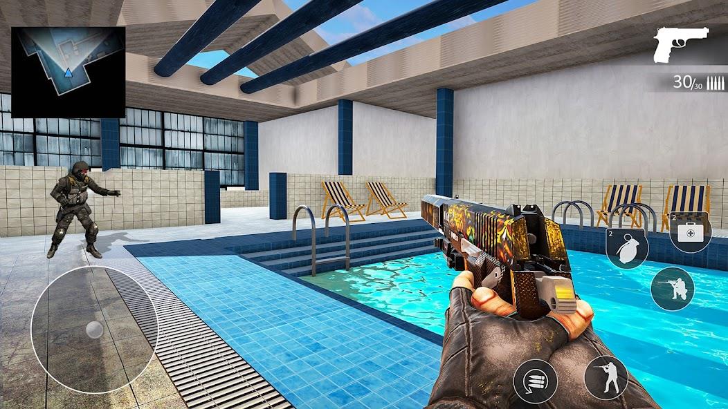 Anti Terrorist Shooting Games Mod captura de pantalla 