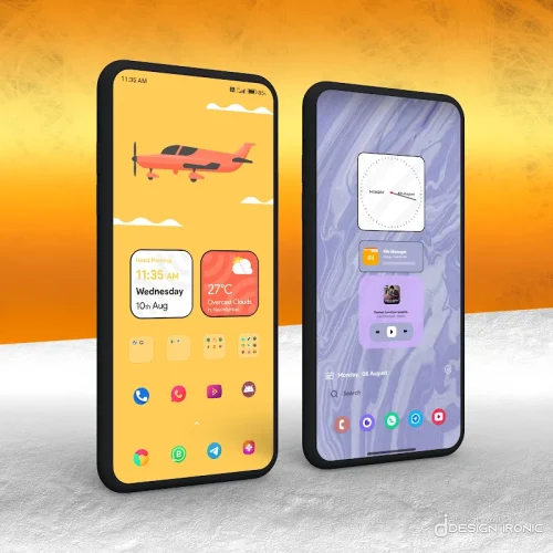 MiUI 14 KWGT ဖန်သားပြင်ဓာတ်ပုံ 4