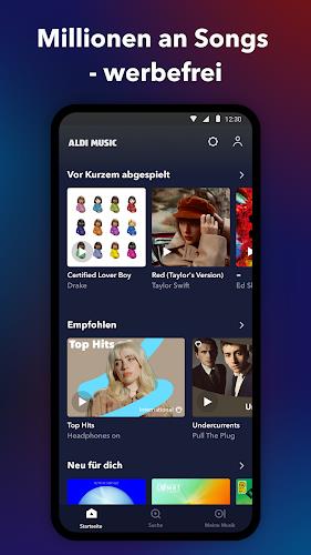 Screenshot ALDI Music by Napster 2