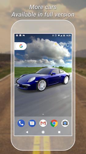 3D Car Live Wallpaper Lite captura de pantalla 