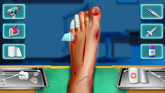 Foot Care: Offline Doctor Game captura de pantalla 