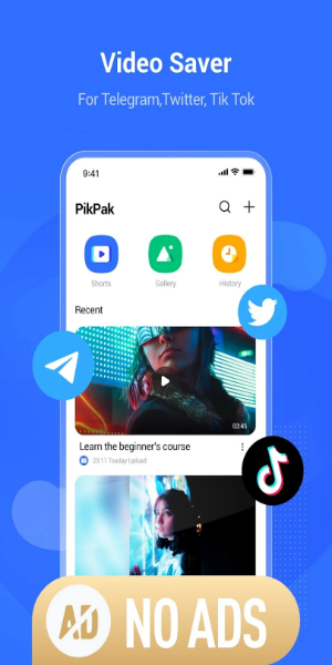 PikPak-Safe Cloud, Video Saver স্ক্রিনশট 1