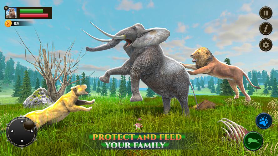 Jungle Kings Kingdom Lion captura de pantalla 